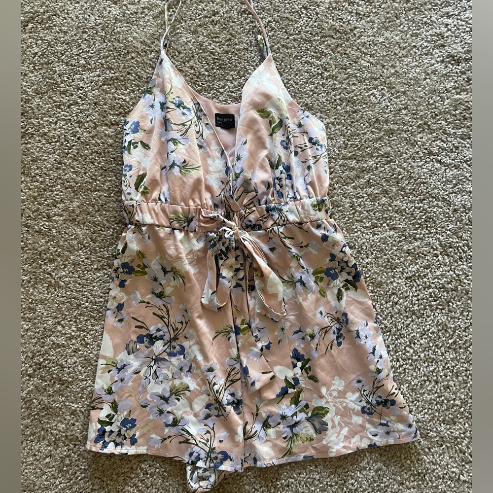 NORDSTROM SILK ROMPER